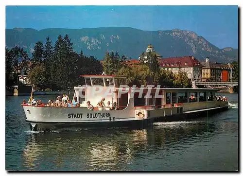 Cartes postales moderne Motorschiff Stadt Solothurn Switzerland