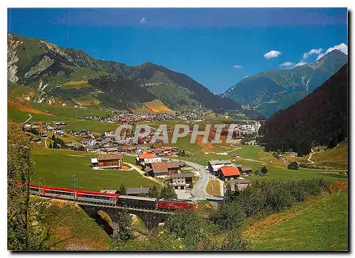 Cartes postales moderne Glacier Express Rueras und Sedrun