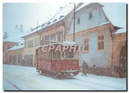 Cartes postales moderne Tramways d'Europe Sibiiu Nagy Szeben Hermannstadt Roumanie