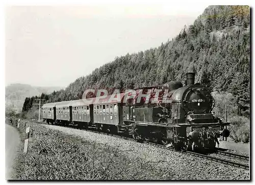 Cartes postales moderne Deutsche Bundesbahn Personenzug Tenderlokomotive