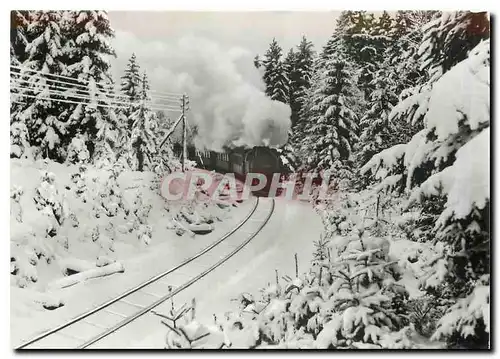 Cartes postales moderne Die Harzquerbahn im Winter