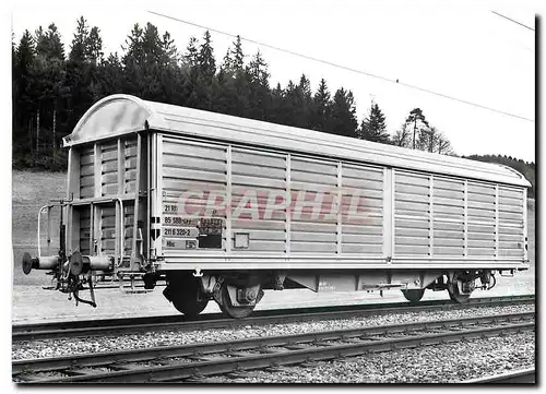 Moderne Karte Wagon � partois coulissantes