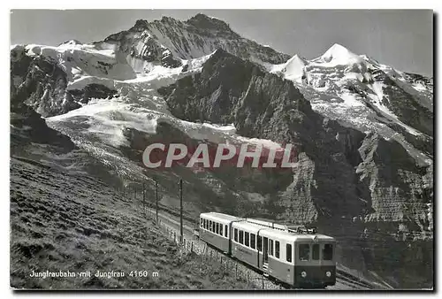 Cartes postales moderne Jungfraubahn mit Jungfrau