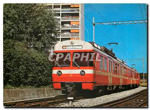 Cartes postales moderne Vereinigle Bern Worb Bahnen