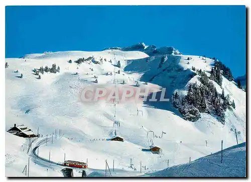 Moderne Karte Col de Bretaye et les Diablerets Suisse