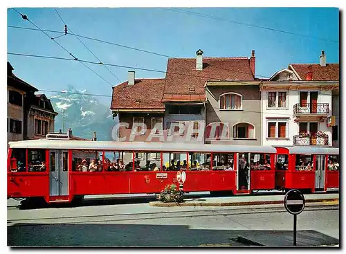 Cartes postales moderne Bex les Bains place de March� et les Dents du Midi