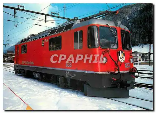 Cartes postales moderne Rhatische Bahn elektrische lokomotiv Ge