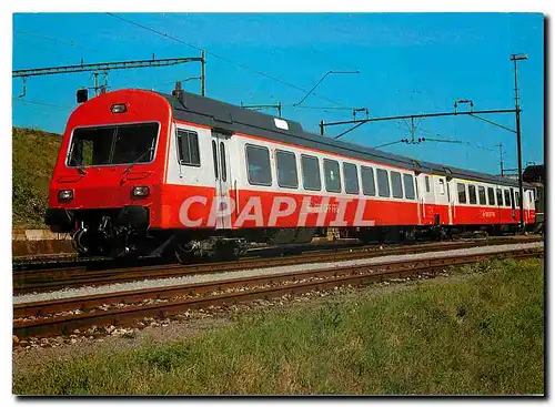 Moderne Karte SBB Pendelzug Steuerwagen BT ex EW