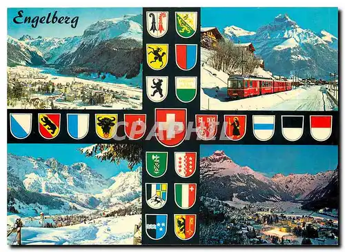 Cartes postales moderne Engelberg Zentralschweiz Sommer und Winterkurort