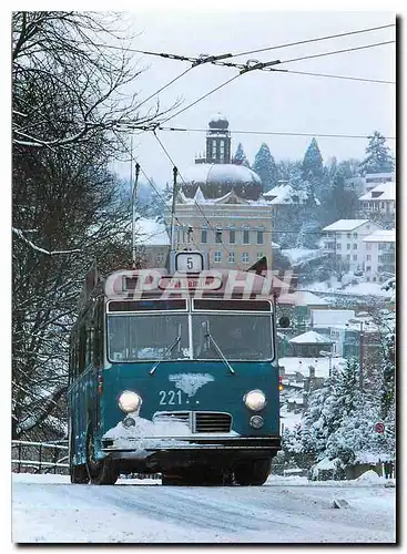 Cartes postales moderne Luzern Trolleybus