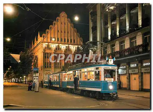 Moderne Karte Zurich Verkehrsbetriebe