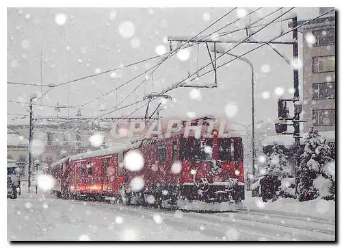 Cartes postales moderne Chur GR regionalzug Chur Arosa der Rhatischen Bahn mit Ge