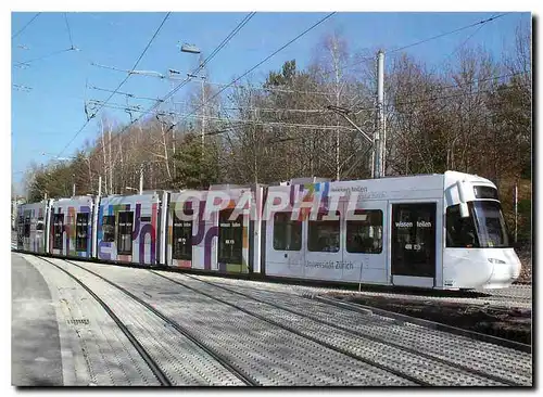 Cartes postales moderne Das universistats tram Cobra Sondertram der VBZ