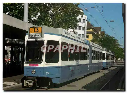 Cartes postales moderne Tram am Limmatplatz anlasslich einer Umleitung