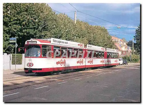 Cartes postales moderne Freiburger StraBenbahn Geamatik