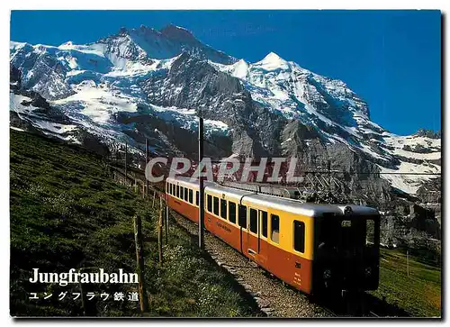 Cartes postales moderne Jungfraubahn Klein Scheidegg Jungfrau