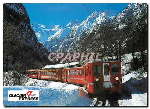 Cartes postales moderne Glacier Express Zermatt St Moritz im Mattertal