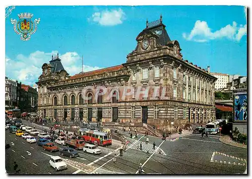 Cartes postales moderne Porto Portugal gare de St Bento et place d'Almeida Garrett