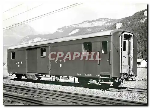 Moderne Karte SBB CFF Brunig voie �troite