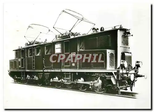 Cartes postales moderne Preussische staatseisenbahnen elektrische Guterzug lokomotive