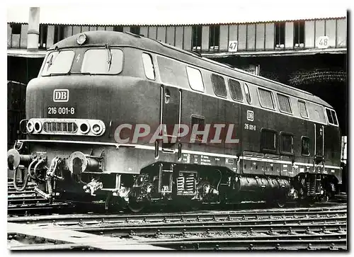 Cartes postales moderne Deutsche Bundesbahn Diesellokomotive