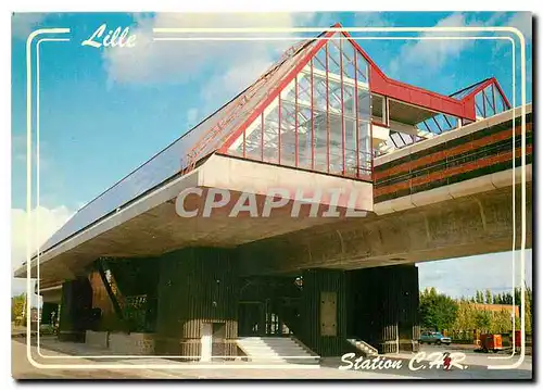 Moderne Karte Station CHR du m�tro de Lille