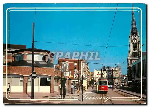 Cartes postales moderne Tourcoing la gare Routi�re et station du Mongy