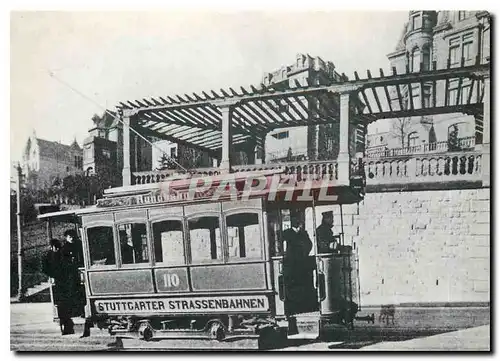 Cartes postales moderne Einer der ersten elektrischen Triebwagen der SSB