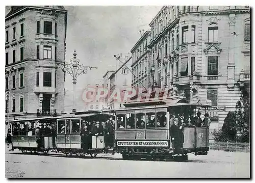 Moderne Karte Elektrischer StraBenbahnzug