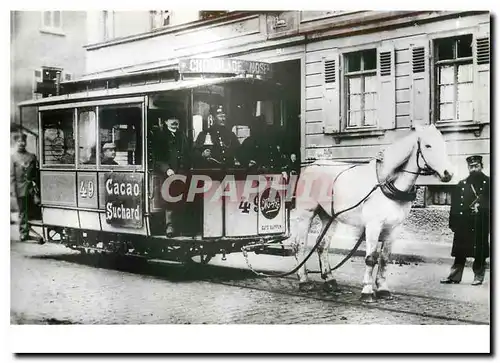 Cartes postales moderne Letzter Pferdebahnwagen