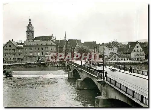 Cartes postales moderne Stuttgart Bad Cannstatt Wilheimsbrucke juli 1926