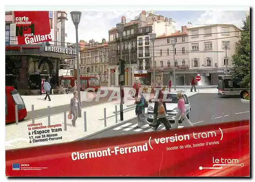 Moderne Karte Le tram une nouvelle ville commence