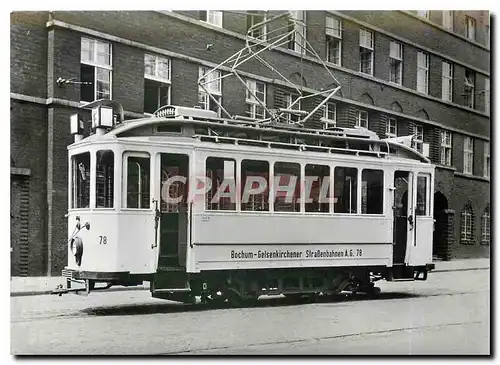 Cartes postales moderne Triebwagen Baujahr hersteller Waggonfabrik Falkenried