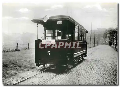 Cartes postales moderne Triebwagen Baujahr