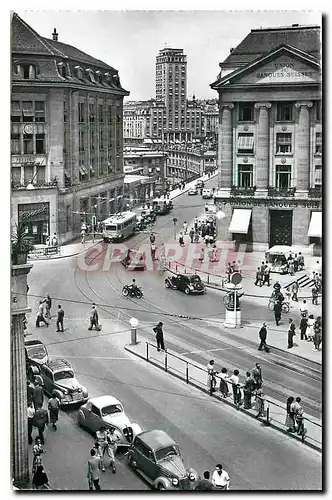 Cartes postales moderne Lausanne place St Fran�ois et Grand pont