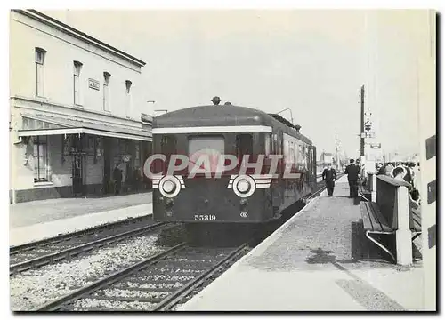 Cartes postales moderne SNCB pieton Autorails Ragheno � Malines moteur  et transmission Brossel