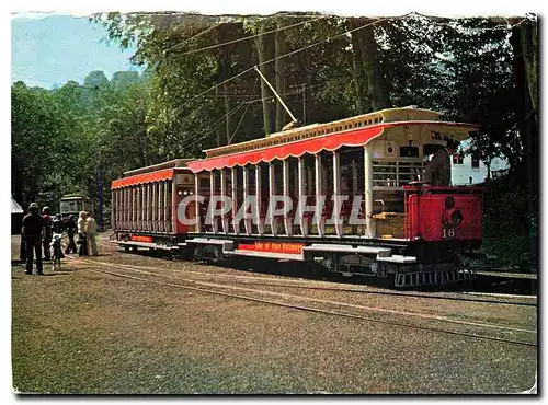 Cartes postales moderne Railway electric car at Laxey