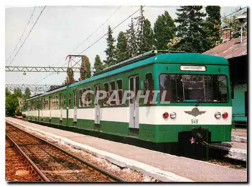 Moderne Karte Elektrische Triebwagen