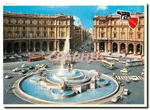 Cartes postales moderne Roma place della Repubblica
