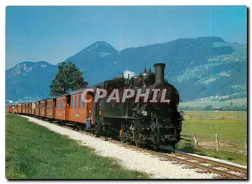 Moderne Karte Zillertal railway Steam locomotive