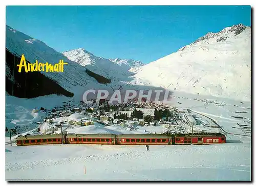 Cartes postales moderne Switzerland Andermatt Furka Oberalp Bahn