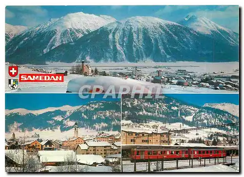 Moderne Karte Switzerland Samedan