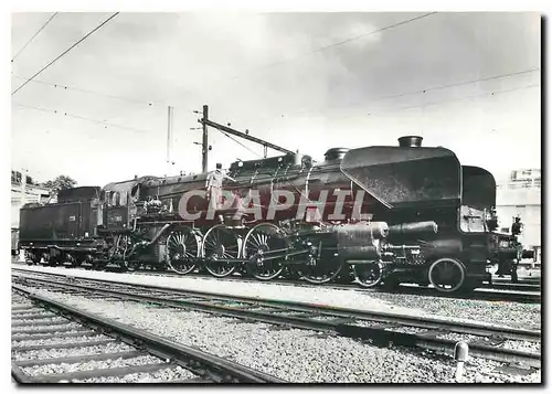 Cartes postales moderne SNCF Dampflokomotive Baujahr