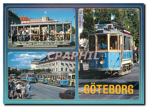 Cartes postales moderne Veterasparvagnar i trafik pa Lisebergslinjen