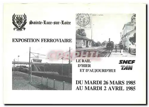 Cartes postales moderne Gare de Ste Luce  ancienne et nouvelle