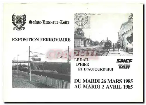 Moderne Karte Gare de Ste Luce  ancienne et nouvelle