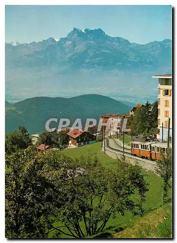 Cartes postales moderne Leysin et les dents du midi