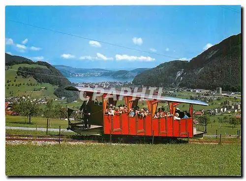 Cartes postales moderne Mit oldtimer Standseilbahn und modernster luftsellbahn