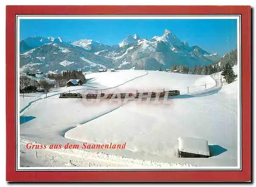 Cartes postales moderne Gruss aus dem Saanenland