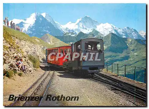 Moderne Karte Brienz Rothorn Bahn